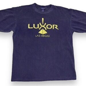 Pyramid Creations Luxor Las Vegas Vintage T Shirt Purple Gold 100% Cotton XXL